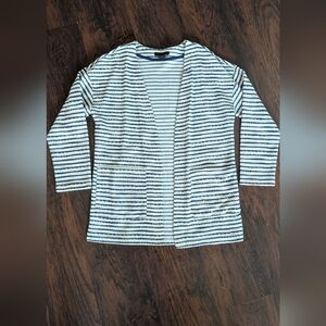 Sanctuary Navy and White Striped Cardigan- Size L